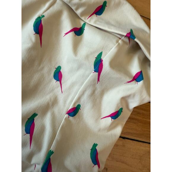 NWT Marc by Marc Jacobs retro Peplum Maillot one piece swimsuit bird print - Picture 9 of 10